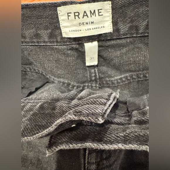 FRAME Demin Skirt with Details - Gray Wash - size 31 - Picture 5 of 9
